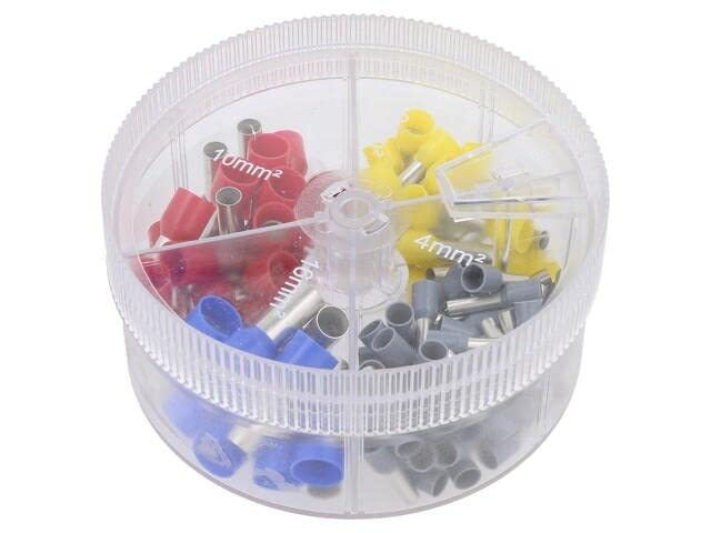 Kit cosses tubulaires isolées BM00422 pour sertissage de câble électrique