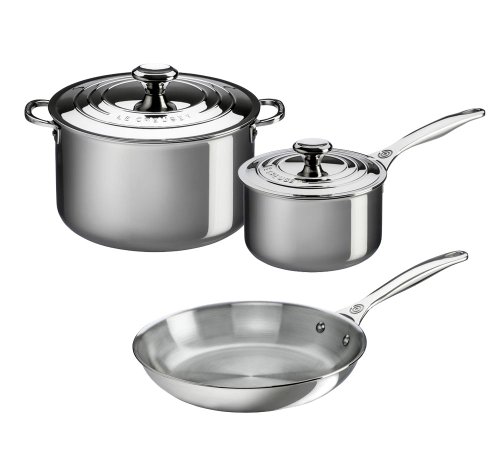 Le Creuset Tri-Ply Stainless Steel 5 pc. Cookware Set, 5 pc