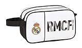 Safta Real Madrid 1ª Equip. 18/19 Oficial neceser con asa y doble cremallera para uso diario. 2 años de DELETE