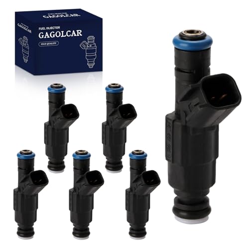 6-Pack Fuel Injectors Set | Compatible with Jeep Cherokee Grand Cherokee Wrangler 4.0L L6| Replaces 0280155784 FJ454 832-11160