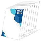 Visibilité cristalline : le présentoir en acrylique transparent A4 offre une transparence semblable au verre pour une présentation maximale de vos contenus A4. En tant que présentoir en plexiglas A4, il met en valeur les flyers de manière optimale et attire les regards - Idéal pour les expositions ou les surfaces de vente.