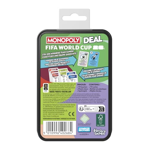 Jeu classique Hasbro Monopoly Deal FIFA - vue 6