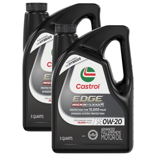 Castrol Edge 0W-20 Motor Oil | High Mileage | Advanced Full ...