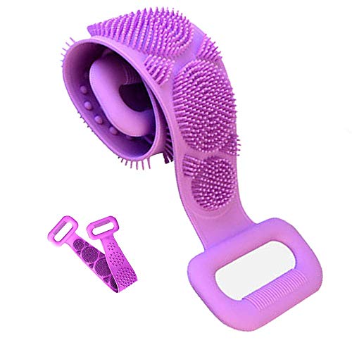 Baby Body Hair Shampoo Bath Brushes (2pcs), Silicone Tiptop Shower Gel Scalp Scrubber,Shampoo Brush for Unisex, Multi-Use Soft Massage Brush,Baby Bath Toys,Sunflower,Handle