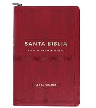Imitation Leather Biblia Nvi, Tamaño Manual, Piel Especial Con Cierre, Vino: Zipper - Vino [Spanish] Book