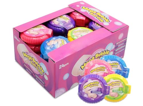 Mega Bubble Roll Gum K ou [ K12g X 24 Zbg 4̖ ( R[ u[x[ c[eBt[eB[̍) [sAi]