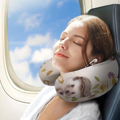 Almohada de viaje para bebé en forma de erizo miniatura 3