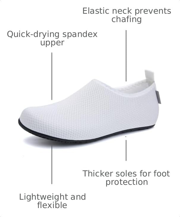 Image of WateLves Womens and Mens Kids Water Shoes Barefoot Quick-Dry Aqua Socks for Beach Swim Surf Yoga Exercise