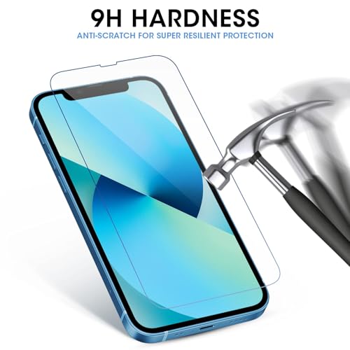 Image of GRIPP 0.3mm Japanese HD Tempered Glass Screen Protector for iPhone 13 Mini (5.4 inch), 2.5D Round Edges, Scratch-Resistant, 9H Hardness, Full Screen Coverage, Bubble Free