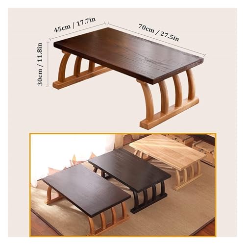 Table tatami pliante pour créer un coin thé zen et vintage