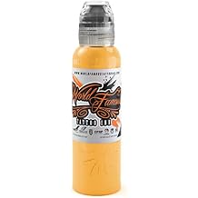 World Famous Orange Tattoo Ink, Vegan and Professional Ink, Made in USA, Dubai Gold, 1 Ounce