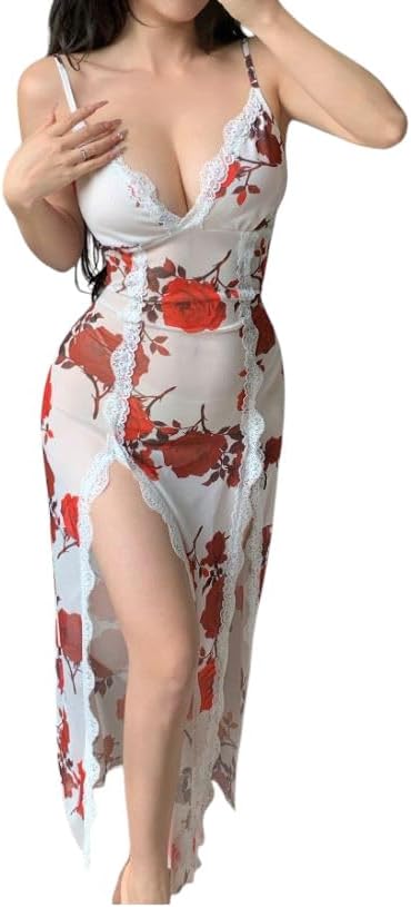 ملابس داخلية مثيرة شفافة من الدانتيل والشبك بتصميم جريء عصري مناسبة لفصل الصيف للنساء