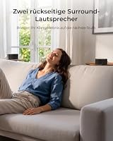 ULTIMEA 5.1 Surround-Sound-System mit Dolby Atmos, kabellosem Subwoofer – Ansicht 4