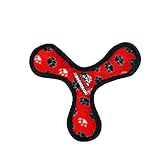 Tuffy's Junior Hundespielzeug Boomerang, Pfotenmotiv, rot