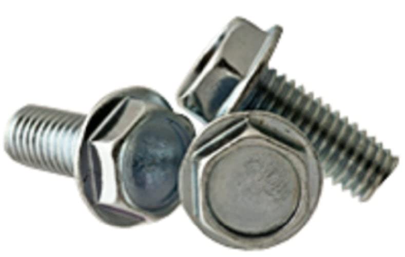 M12-1.75X35 Hex Flange Bolts | Non-Serrated | Metric Grade 8.8 | Zinc | DIN692 (Quantity: 300)