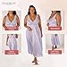 Shadowline Women’s Peri Frost Long Lace Bodice Nightgown  |  (Medium), 53” Length Sleeveless Gown  |  Elegant sleepwear crafted from lightly-shimmering Satintrique nylon and soft stretch lace.