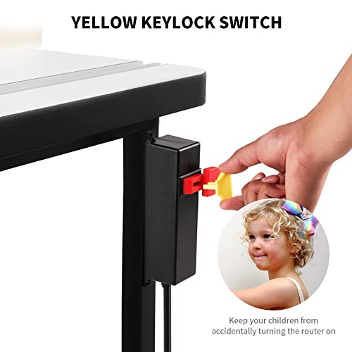 image for Ortis 125V Multi-Purpose Router Table Switch with 2 Outlets, Perfect f