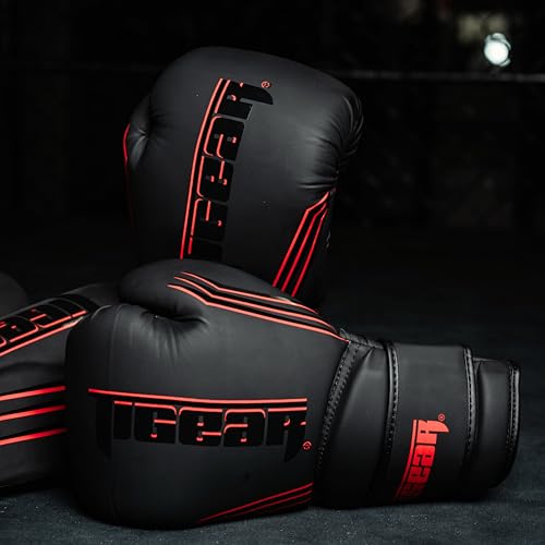 Image of Tigear Surge Pro Boxing Gloves for Men Women & Kids | Engineered Leather Muay Thai Gloves, MMA Gear, Kickboxing Heavy Bag Training and Sparring