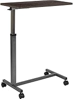 Vista 2 de Flash Furniture Fenwick - Mesa ajustable con ruedas para el hogar y el hospital