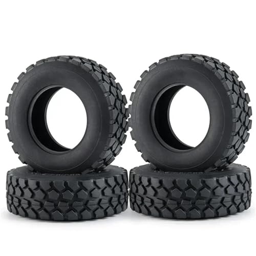 Pneus caoutchouc 84x30 mm de précision pour camion Tamiya 1/14 RC