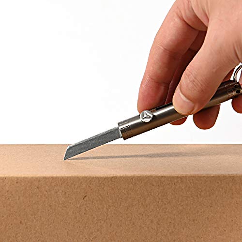 Szhoworld Titanium Mini Utility Knife - Edc Pocket Knife, Small Compact Box Cutter With Special High Carbon Alloy Steel, Upgraded Version #TOP4