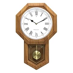 BESTIME 66236 A Plastic Pendulum Clock Wood Grain Color.Sturdy Frame.Westminster Chime Every review
