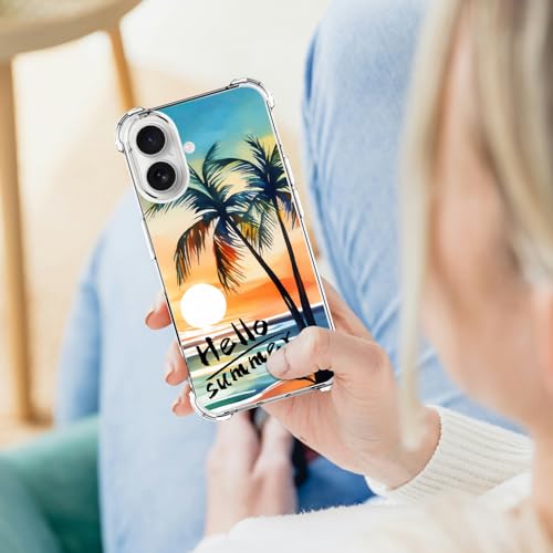 Coque iPhone 16 transparente design coco, protection souple et résistante aux chocs
