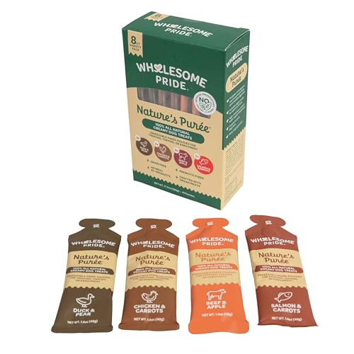 Wholesome Pride Nature’s Purée Creamy Dog Treats Variety Pack