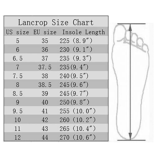 image for LANCROP Women's Comfortable Walking Shoes - Lightweight Mesh Slip On A