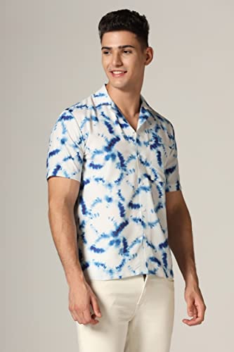 Image of DHRUVI TRENDZ Shirt for Men | Mens Casual Shirt | Men Stylish Shirt | Men Printed Shirt | Men's Regular Fit | Men Formal Shirt | Men's Solid Slim Fit