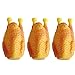 3 Pezzi Carino Divertente Plastica Urlando Pollo Pollo Grande Cucciolo Interattivo Masticare Arrosto di Pollo Cane Giocattolo Pulizia Denti Piccoli Pet Squeaker Giocattolo