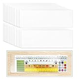 Toniper 30 Pieces Nameplate Pocket Self-Adhesive Clear PVC View Desk Name Tag Sleeves Protectors for...