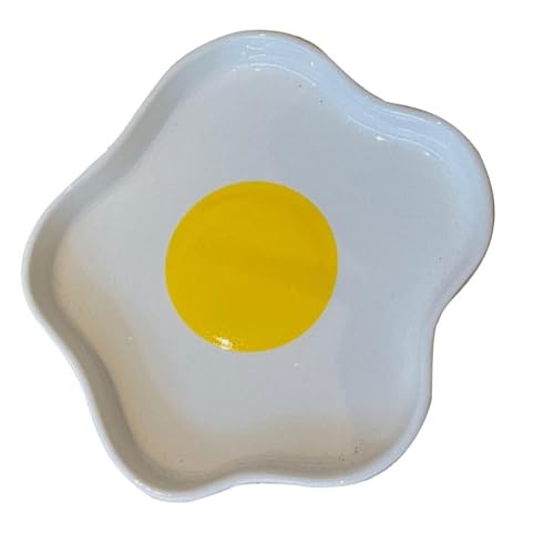 VICASKY Assiette de Petit-déjeuner Design Créatif et Décoration Délicate pour Garçon et Filles en Céramique Peinte Main pour Servir Pizza