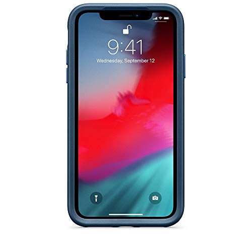 Otterbox Ultra Slim Case For Iphone Xr (Only) With Tempered Glass Screen Protector - Leather Accent And Scratch Resistant - Retail Packaging - Jade Deep Blue/Clear #TOP1