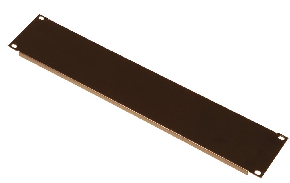 GatorRackworks Universal Rack Mounted Steel Flanged Panel Accessory, 2U Size (GRW-PNLSTFG2)