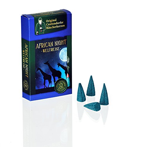 Crottendorfer Räucherkerzen d'encens - africain Nuit, Lot de 20 Cover