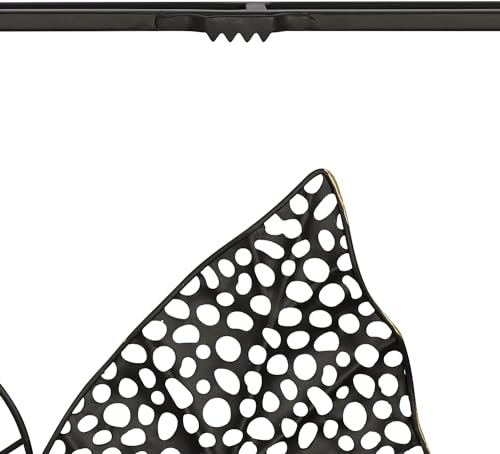 Image of SHREE 'O' GREEN TECH Metal Multicolor Wall Decor Leaf Shaped Big Wall Hanging Decoration, Wall Art Frame Home Decor For Living Room Office Bedroom Hotel,30 Cm
