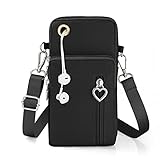 Crossbody Wallet Phone Bag for Women Nylon Small Crossbody Shoulder /Arm Bag Cell Phone Purse with H