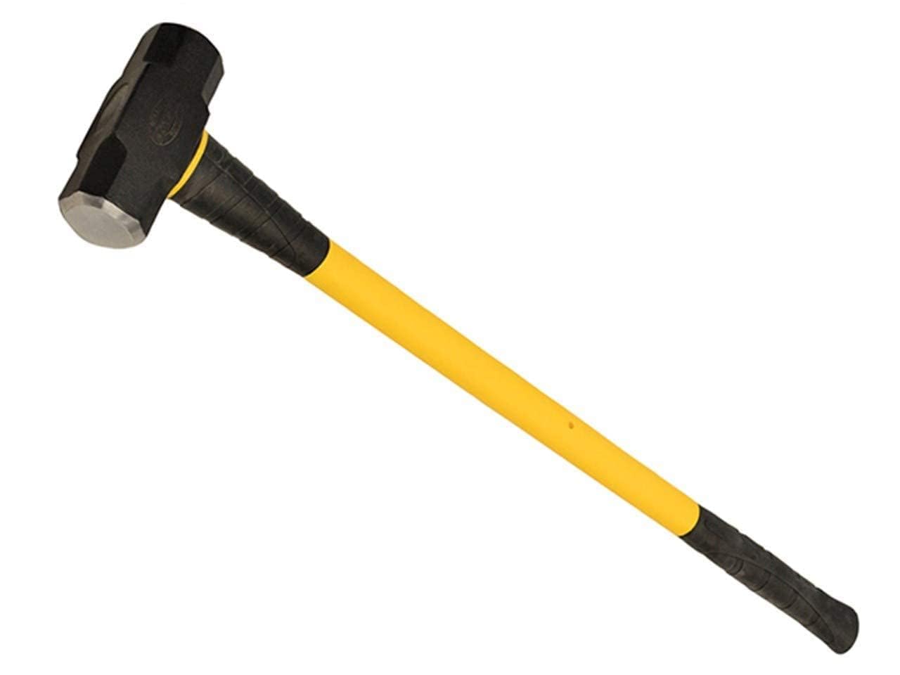 Gym Hammer Sledgehammer Home Gym Fitness & Strength Training Gym Fiberglass Handle Hammer for Exercise (3KG,4KG,5KG,6KG,8KG,10KG) (4KG)-image-11