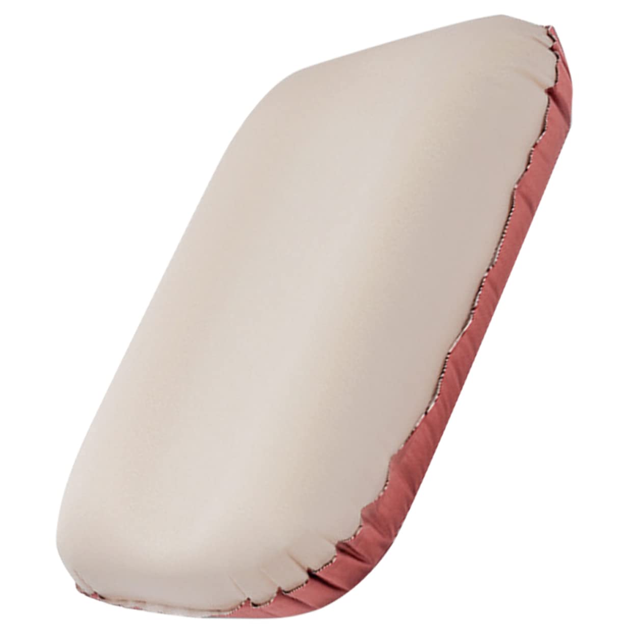 Oreiller de Camping Gonflable Ergonomique, Éponge et Polyester Pongé, Hauteur Réglable, Facile à Gonfler, pour Maison et Vacances