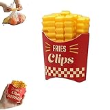 HOBKEY French-Fries-Shaped Bag Clips,11.5cm)