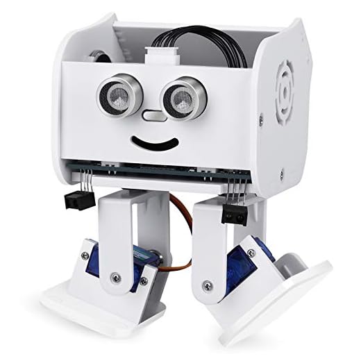ELEGOO Penguin Bot Biped Robot Kit per progetto Arduino con Tutorial di Montaggio, kit STEM per Hobbisti STEM Giocattoli per Bambini e adulti, Versione Bianca