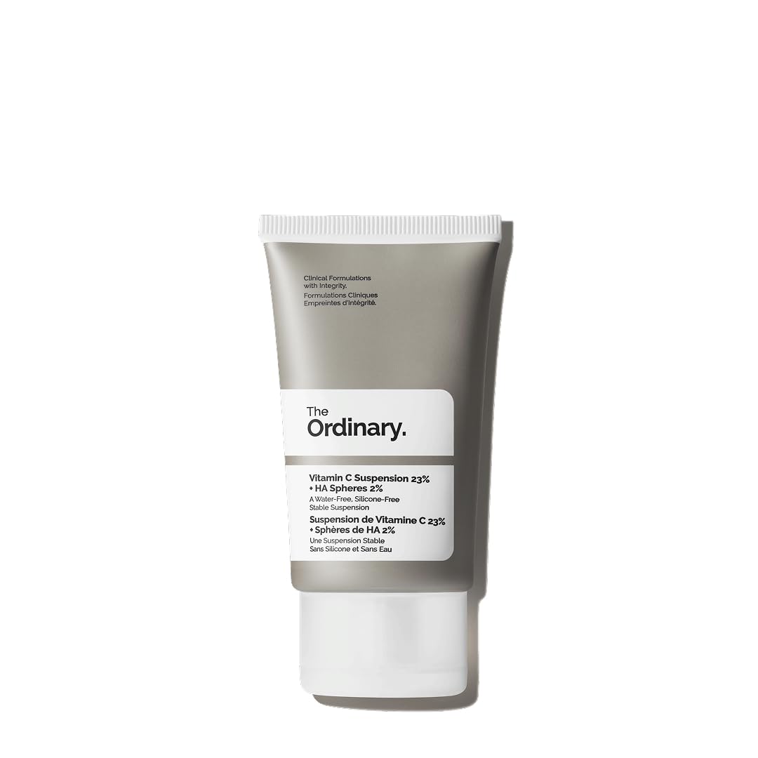 The Ordinary Vitamin C Suspension 23% + HA Spheres 2%, Vitamin-C-Suspension mit Säurekügelchen, Aufhellendes Serum mit reiner L-Ascorbinsäure, 30ml