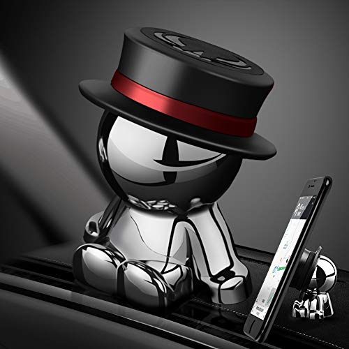 Aokway - Suporte universal para telefone de carro, para tablier de carro, acessórios para decoração de casa, cor preta