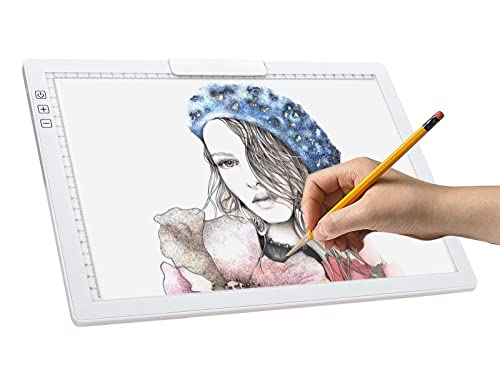 Rechargeable A4 LED Light Pad with Built-in Stand