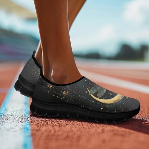 Image of Womens Slip On Walking Shoes Non Slip Loafer Breathable Holiday Travel Shoe Lightweight Casual Low Top Sneakers SizeUS 5.5-11.5