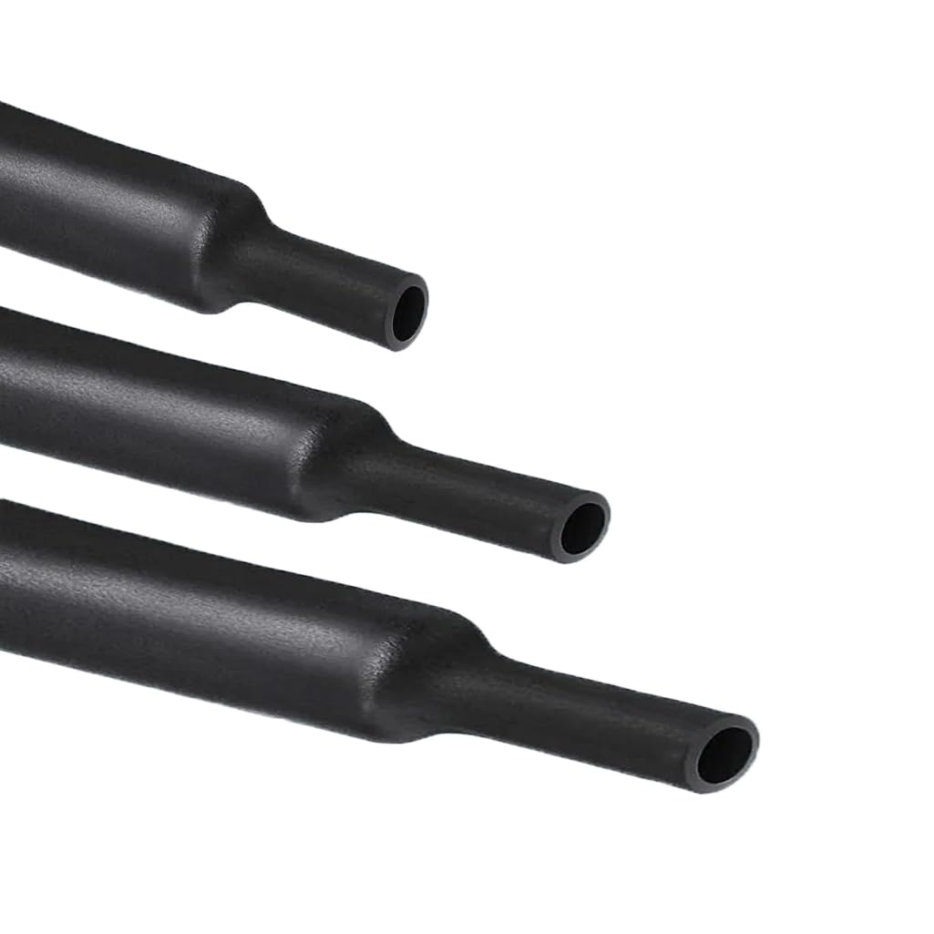 Heat Shrink 2:1 Tubing Electrical Sleeving Cable Wire Heatshrink Tube 3 Meter (6.4mm Diameter)
