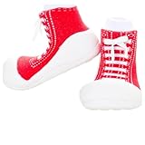 Attipas Baby Shoes Socks Rubber Sole First Walker Soft Cotton Ideal Baby Registry Gifts