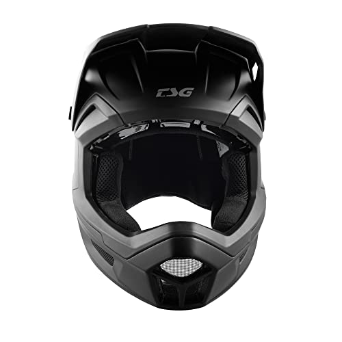 Casco integral VTT TSG Sentinel de alta resistencia y acabado premium negro 2