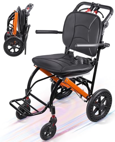 Lightweight Foldable Transport Wheelchair